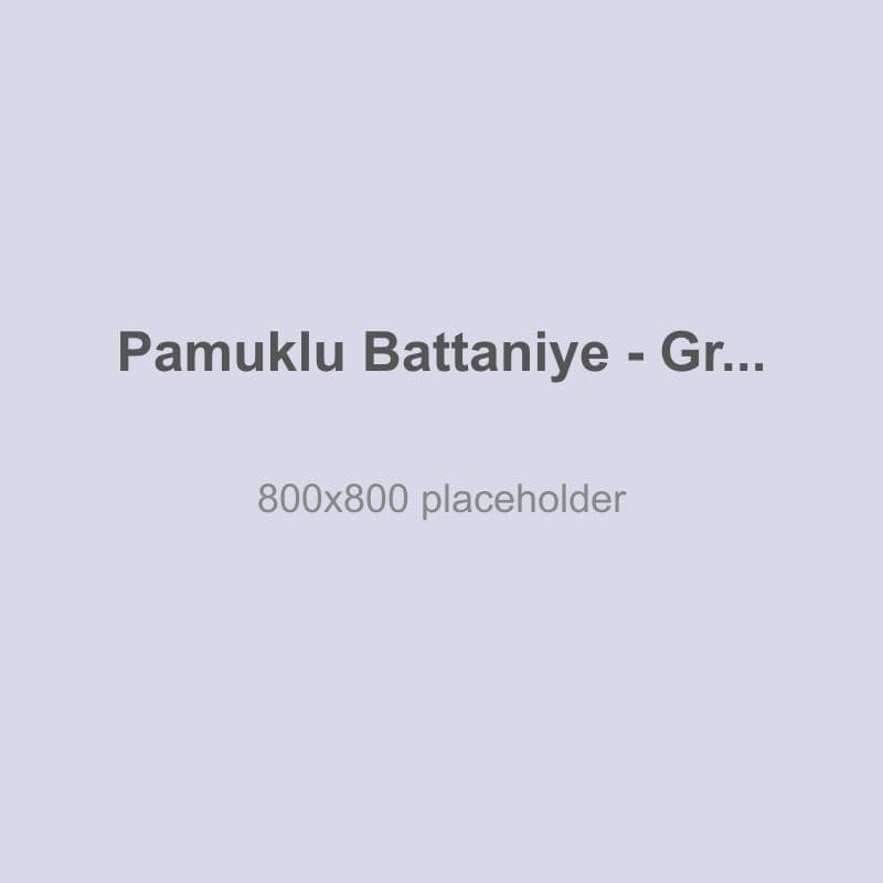 Pamuklu Battaniye - Gri
