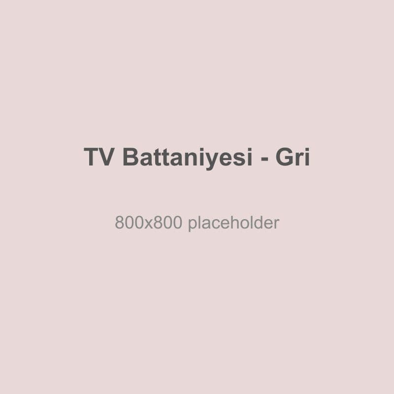 TV Battaniyesi - Gri